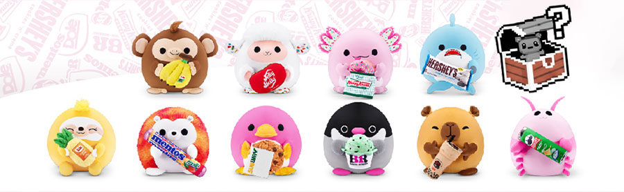 Snackles Blind Box Pliškoti 10 različnih igrač