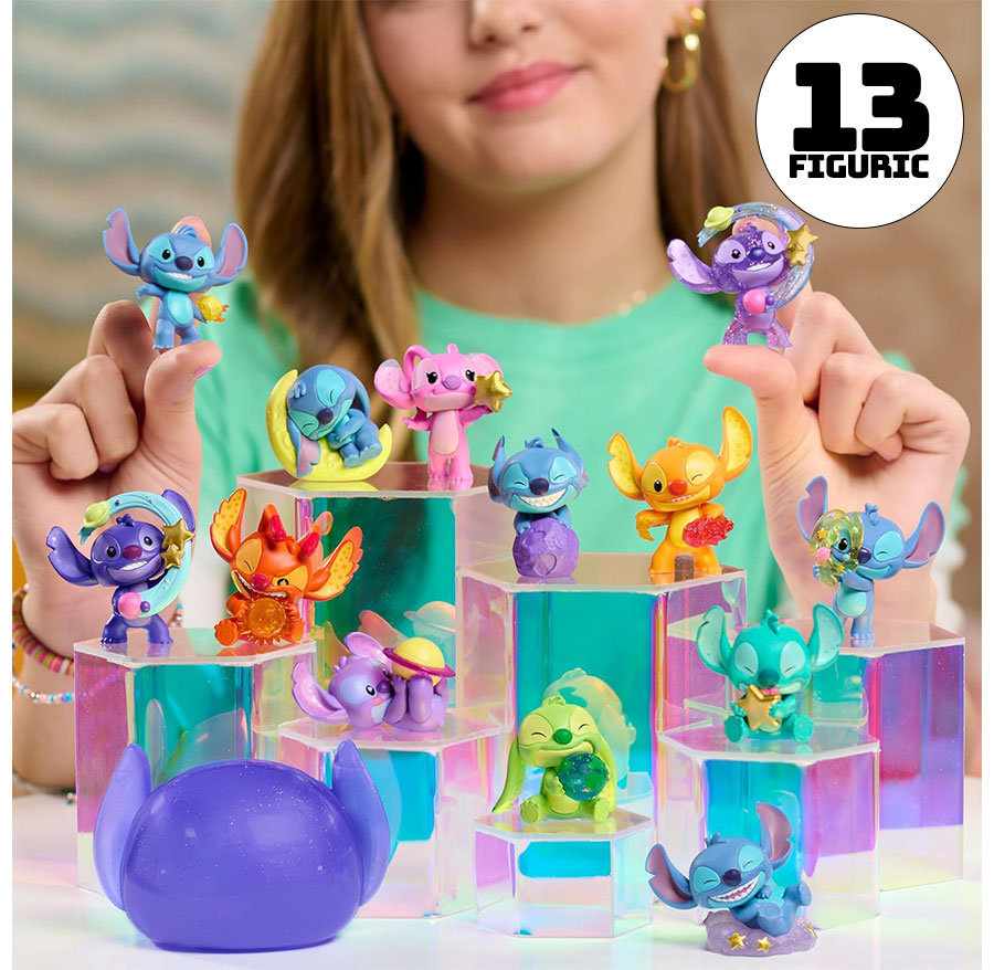 Poišči vseh 13 figuric Stitch Blind Box Kapsule