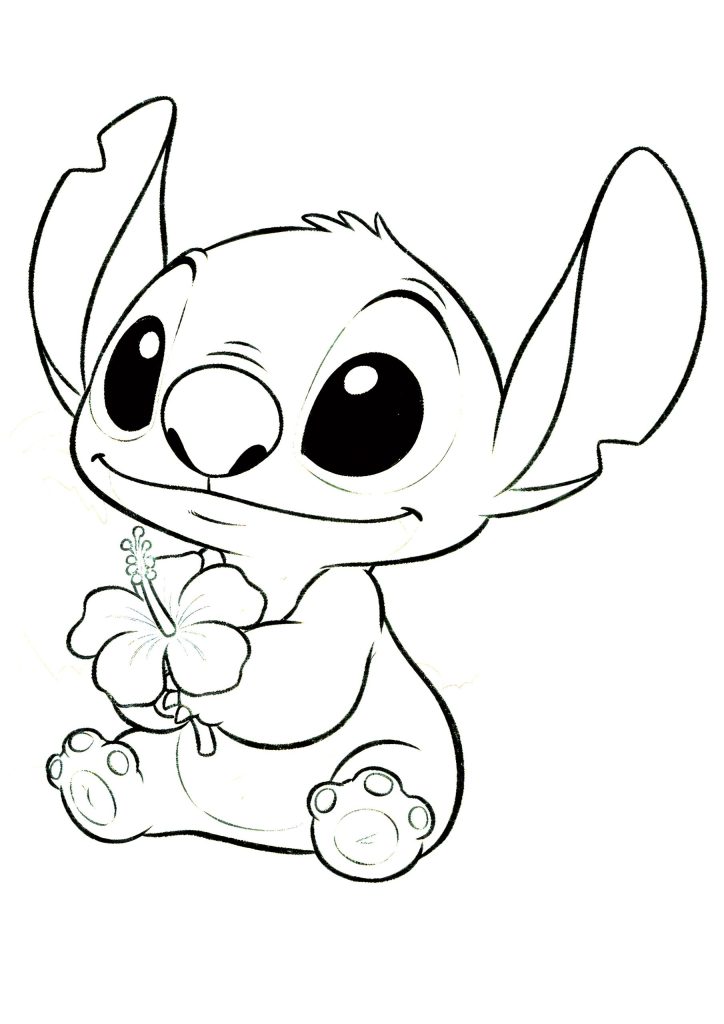 Stitch Pobarvanka 2