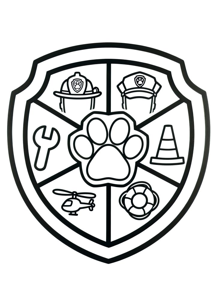 Značka pobarvanka tačke na patrulji