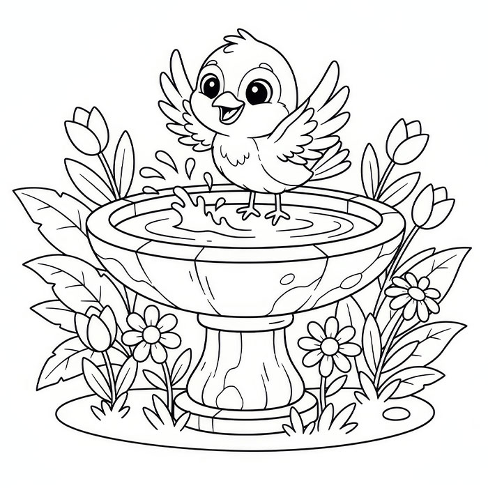 Primer pobarvanke v naši pobarvanki živali